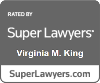 Rated By Super Lawyers Virginia M. King SuperLawyers.com